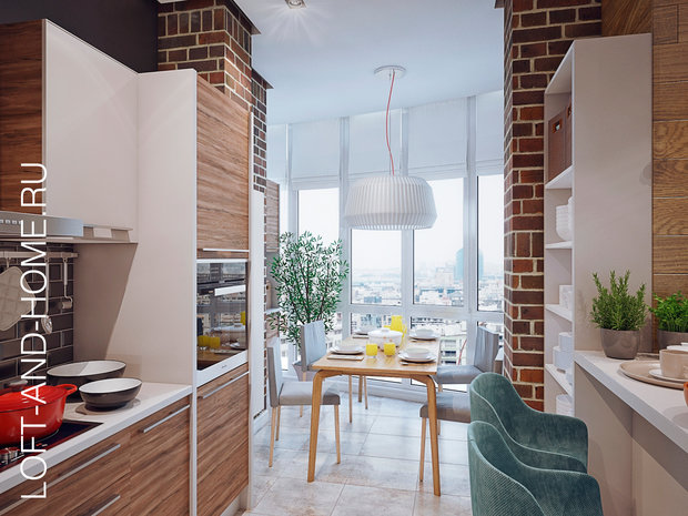Фото из портфолио ПАНОРАМА СКОЛКОВО, МЯГКИЙ LOFT – фотографии дизайна интерьеров на INMYROOM