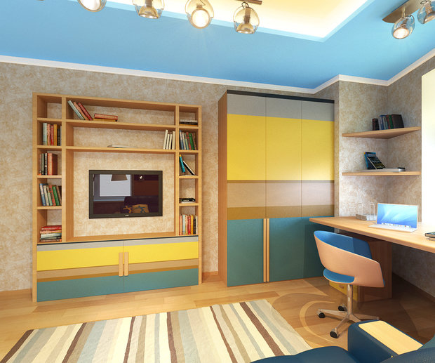 Фото из портфолио квартира  с треугольной кухней – фотографии дизайна интерьеров на INMYROOM