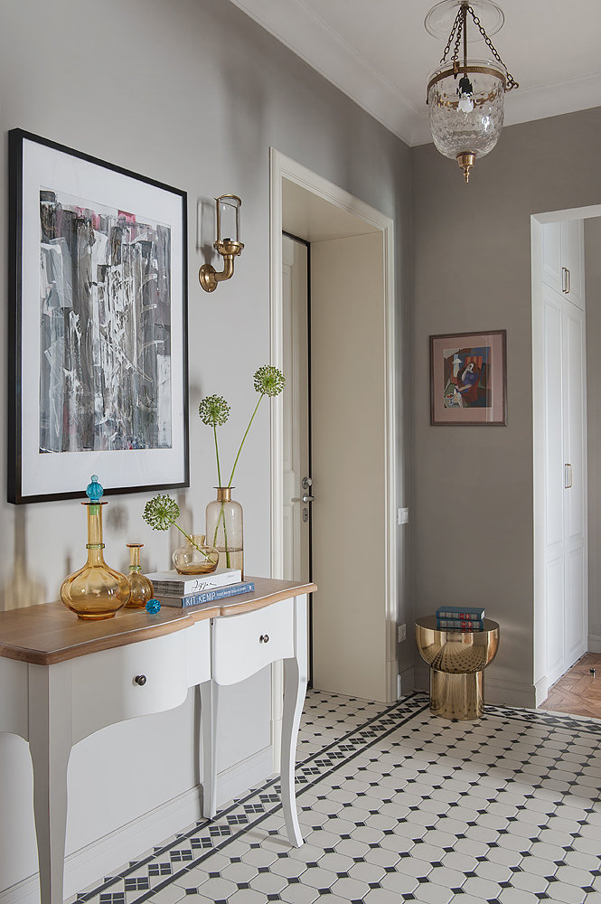 Фотография: Прихожая в стиле Прованс и Кантри, Классический, Эклектика, Квартира, Переделка, Москва, эклектика в нитерьере, Сталинка, 2 комнаты, 60-90 метров, Музыченко Елена, Святодух Марина, современная классика – фото на INMYROOM Фотография: Прихожая в стиле Прованс и Кантри, Классический, Эклектика, Квартира, Переделка, Москва, эклектика в нитерьере, Сталинка, 2 комнаты, 60-90 метров, Музыченко Елена, Святодух Марина, современная классика – фото на INMYROOM