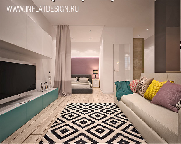 Фото из портфолио Студия на улице Строителей – фотографии дизайна интерьеров на INMYROOM