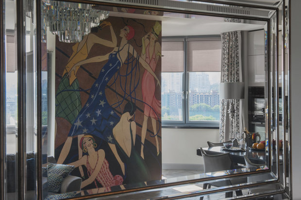 Фотография: Декор в стиле Классический, Современный, Эклектика, Квартира, Проект недели, Москва, новостройка, Ольга Мелекесцева, Надежда Каппер, Монолитный дом, 2 комнаты, Более 90 метров, ЖК «Пырьева 9» – фото на INMYROOM