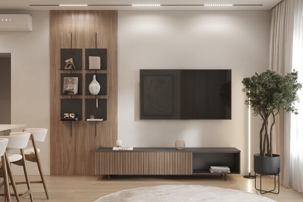 Фото из портфолио Квартира для пары – фотографии дизайна интерьеров на INMYROOM