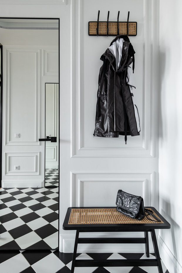 Фотография: Прихожая в стиле Эклектика, Классический, Лофт, Квартира, Студия, Проект недели, Москва, 40-60 метров, Студия дизайна интерьеров Алексея Сушкова, Алексей Сушков – фото на INMYROOM