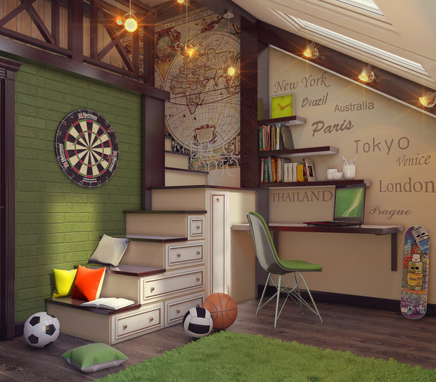 Фото из портфолио Дизайн проект таунхауса в Королеве – фотографии дизайна интерьеров на INMYROOM