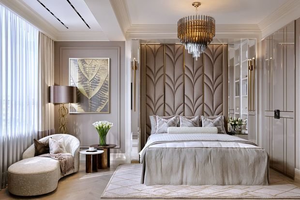 Фото из портфолио Квартира 118,2 м² в ЖК Тимирязевский: компромисс мужского и женского: баланс резких форм и мягких линий – фотографии дизайна интерьеров на INMYROOM