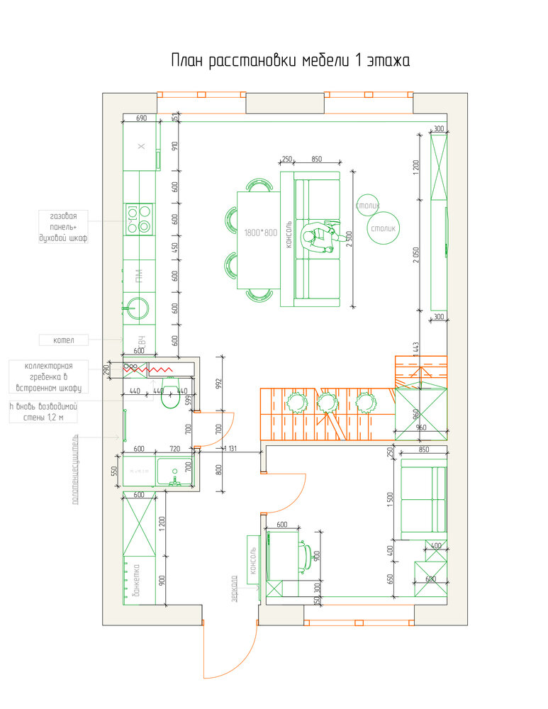 Фотография: Планировки в стиле , Современный, Проект недели, Дом и дача, Таунхаус, 4 и больше, Более 90 метров, Студия «Красиво», Тверь, Людмила Смирнова – фото на INMYROOM