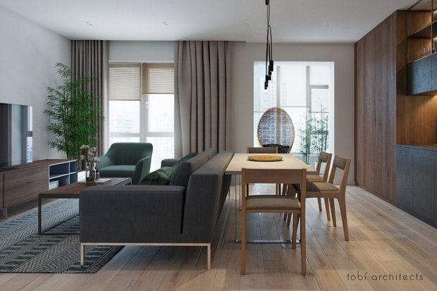 Фото из портфолио FREE APARTMENT – фотографии дизайна интерьеров на INMYROOM