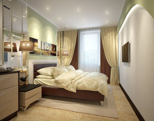 Фото из портфолио Дизайн-проект в идеальном сочетании бежевых и коричневых тонов – фотографии дизайна интерьеров на INMYROOM