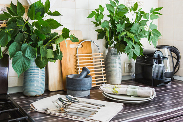 Фотография: Кухня и столовая в стиле Современный, Скандинавский, Квартира, Проект недели, Москва, Анна Ковальченко, квартира под сдачу – фото на INMYROOM