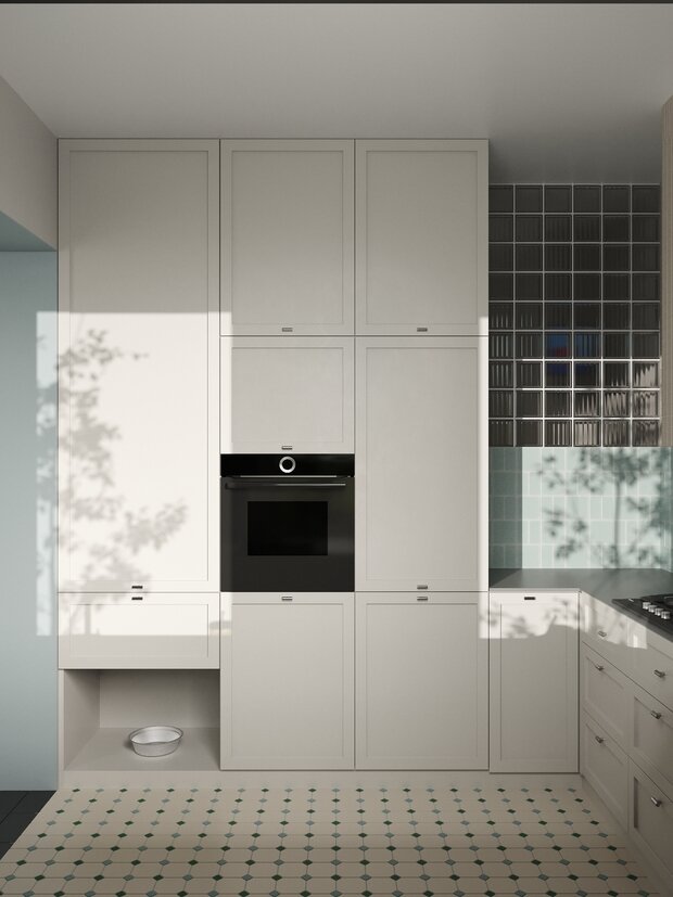 Фотография: Кухня и столовая в стиле Скандинавский, Современный, Квартира, Проект недели, Москва, 4 и больше, Более 90 метров, DSGN HUB, Винтажный – фото на INMYROOM