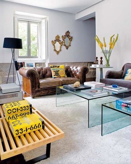 Фотография: Гостиная в стиле Эклектика, Декор интерьера, Дом, Антиквариат, Дома и квартиры, Стена, Мадрид – фото на INMYROOM