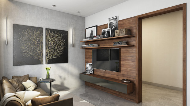 Фото из портфолио Фьюжн на Заозёрной – фотографии дизайна интерьеров на INMYROOM