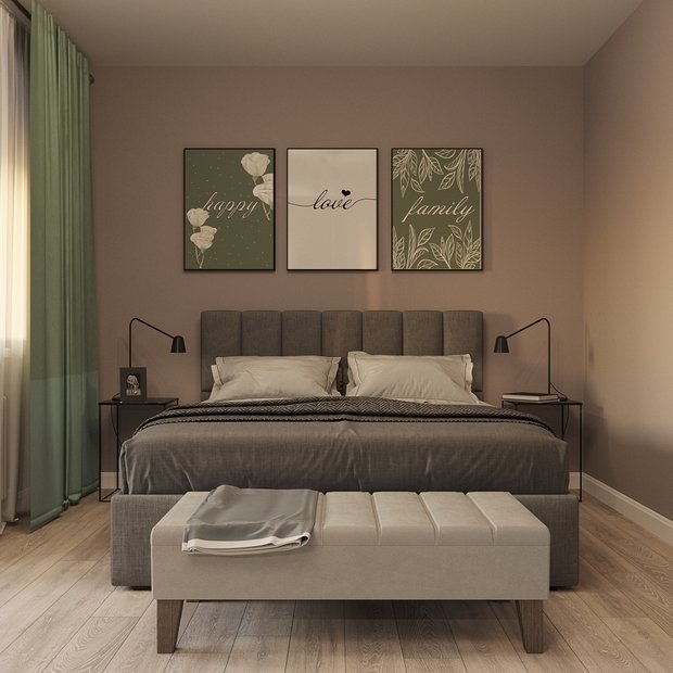 Фото из портфолио Спальня – фотографии дизайна интерьеров на INMYROOM