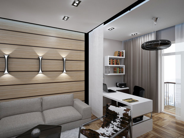 Фото из портфолио Home office – фотографии дизайна интерьеров на INMYROOM