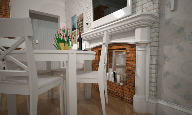 Фото из портфолио Кухня: 12,6 кв.м – фотографии дизайна интерьеров на INMYROOM