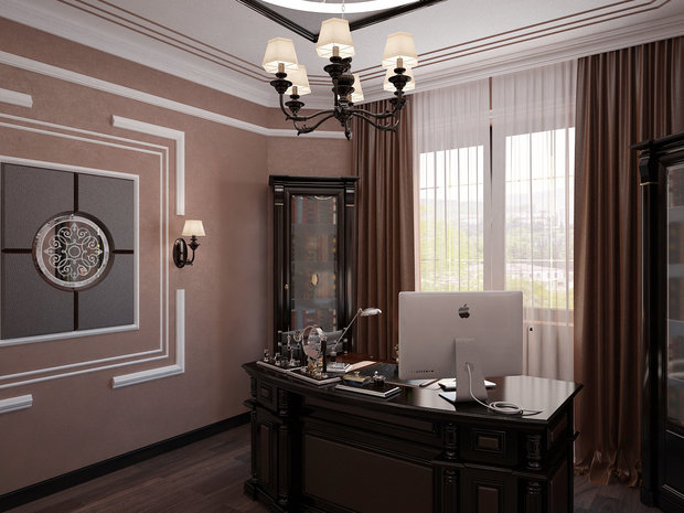 Фото из портфолио Кабинет – фотографии дизайна интерьеров на INMYROOM