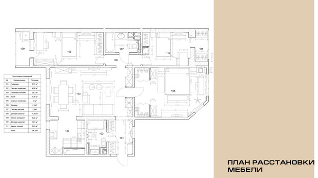 Фото из портфолио Квартира в стиле Ар Деко, 104,8 м.кв., г. Москва – фотографии дизайна интерьеров на INMYROOM