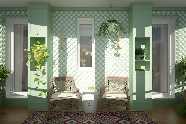 Фотография: Балкон в стиле Прованс и Кантри, Квартира, Проект недели, Санкт-Петербург, Светлана Гаврилова – фото на INMYROOM