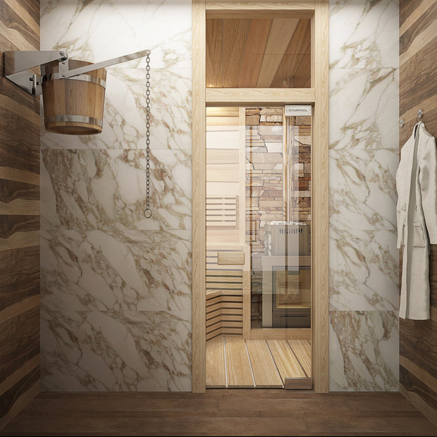 Фото из портфолио Баня "Tropici" – фотографии дизайна интерьеров на INMYROOM