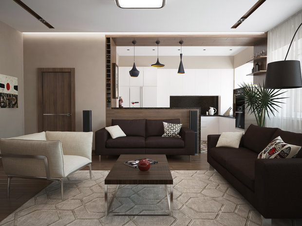 Фото из портфолио Квартира 110 кв.м – фотографии дизайна интерьеров на INMYROOM