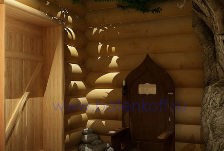 Дизайн интерьера туалета в доме из бруса 