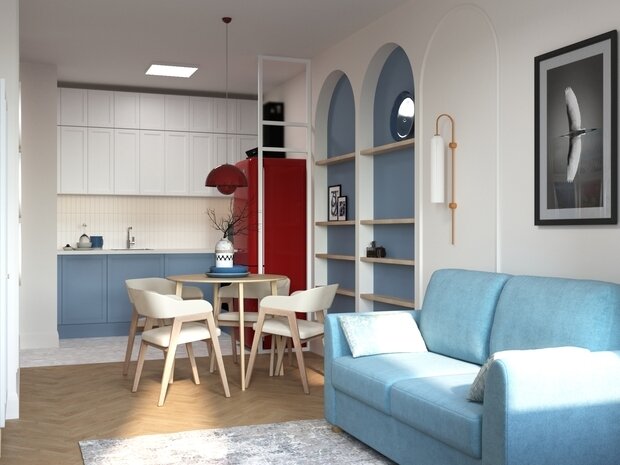 Фото из портфолио Яркая классика – фотографии дизайна интерьеров на INMYROOM