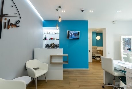 Дизайн интерьера салона красоты Nail Time. Фото