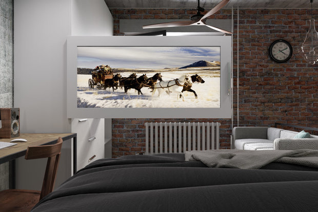 Фотография: Спальня в стиле Лофт, Советы, Екатерина Козлова, как разместить телевизор в комнате, Cubiq Studio, Роман Плюснин, Павел Железнов, ТВ в интерьере, Маргарита Фомина, Марина Светлова, Sivak+Partners, Форма Дома, True interior, Мегафон, Мегафон ТВ – фото на INMYROOM