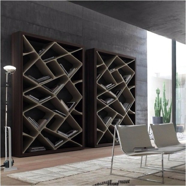 Фотография: Гостиная в стиле Лофт, Декор интерьера, Декор дома, Библиотека – фото на INMYROOM