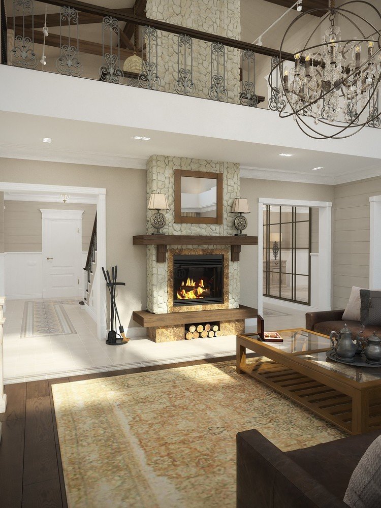 Фотография: Гостиная в стиле Прованс и Кантри, Классический, Дом, Советы, Дача, оксана евдокимова, мм-2 – фото на INMYROOM