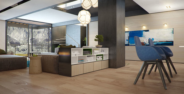 Фото из портфолио Современный дом в Ялте – фотографии дизайна интерьеров на INMYROOM