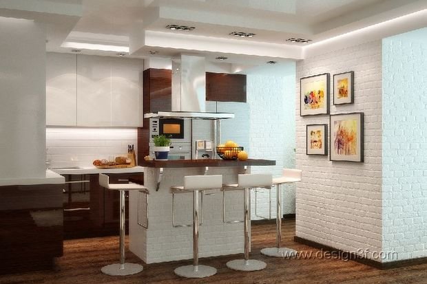 Фото из портфолио кухни – фотографии дизайна интерьеров на InMyRoom.ru