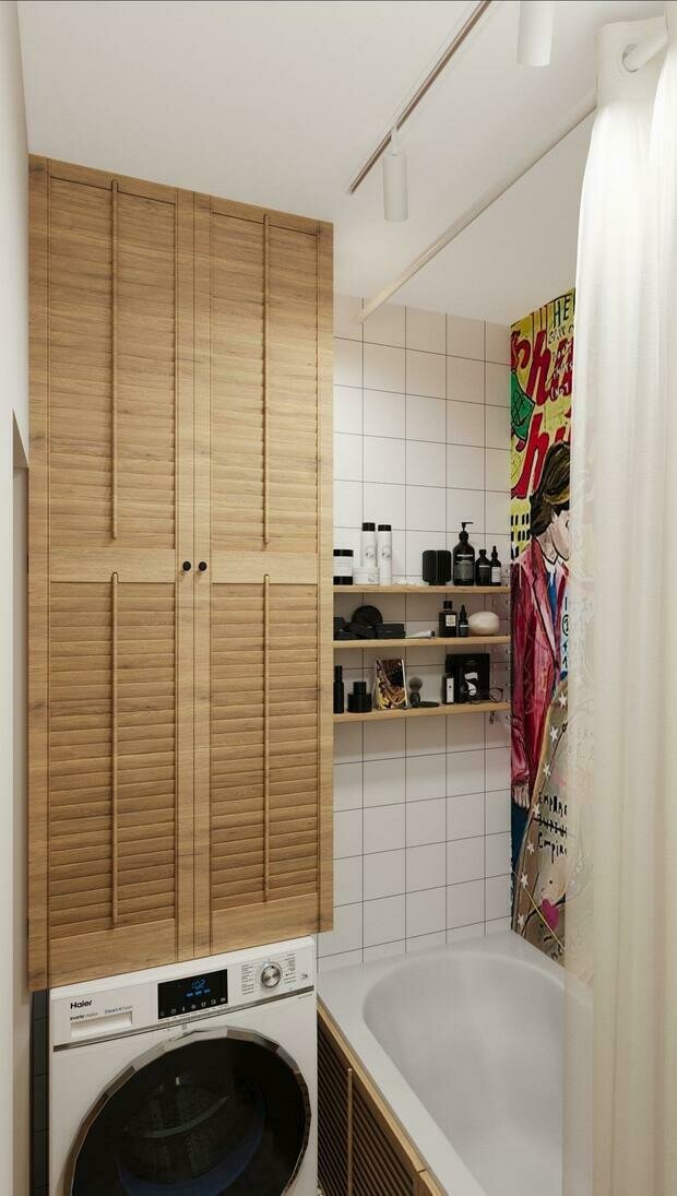 Фото из портфолио Квартира бохо 37м2 в Перми – фотографии дизайна интерьеров на INMYROOM
