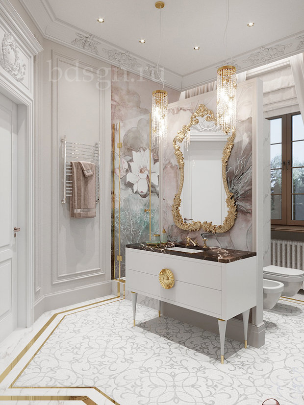Фото из портфолио 3 королевские ванные в коттедже – фотографии дизайна интерьеров на INMYROOM