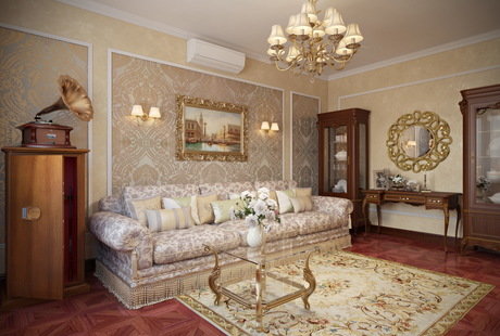 Шоколадно-золотистая классика