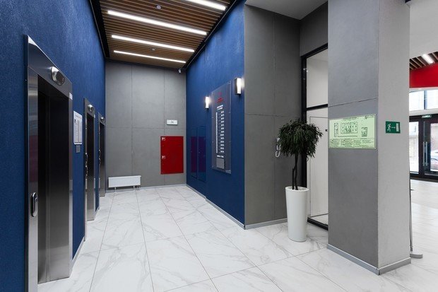 Фото из портфолио Интерьер мест общего пользования Radius Central House – фотографии дизайна интерьеров на INMYROOM