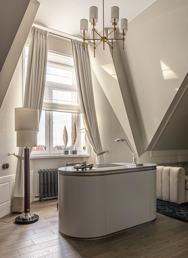 Фотография: Кабинет в стиле Классический, Современный, Дом, Проект недели, Дом и дача, Московская область, 4 и больше, Более 90 метров, Екатерина Реброва – фото на INMYROOM