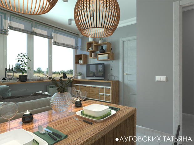 Фото из портфолио квартира студия 29 м2 – фотографии дизайна интерьеров на INMYROOM