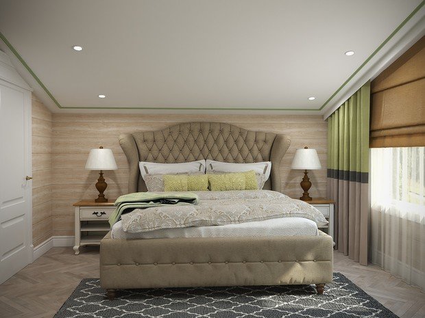 Фотография: Спальня в стиле Прованс и Кантри, Классический, Дом, Советы, Дача, оксана евдокимова, мм-2 – фото на INMYROOM