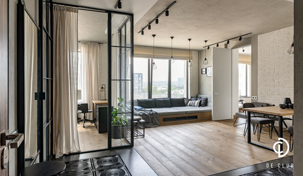 Фото из портфолио Квартира 89 м² ЖК «Headliner» – фотографии дизайна интерьеров на INMYROOM