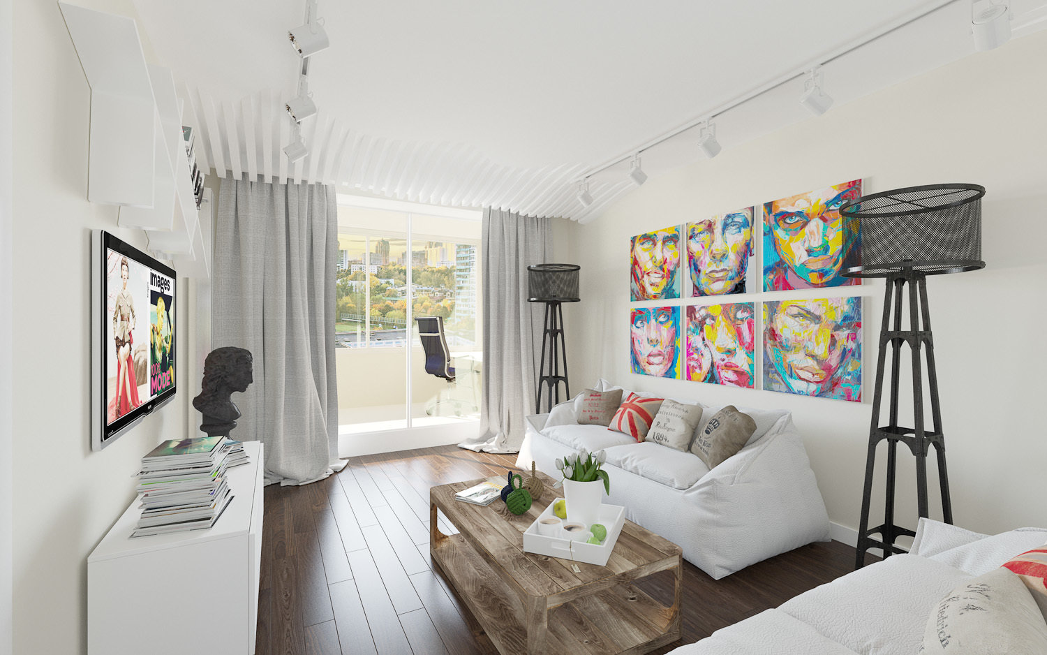 Фотография: Гостиная в стиле Эклектика, Квартира, Дома и квартиры, IKEA, Проект недели – фото на INMYROOM Фотография: Гостиная в стиле Эклектика, Квартира, Дома и квартиры, IKEA, Проект недели – фото на INMYROOM