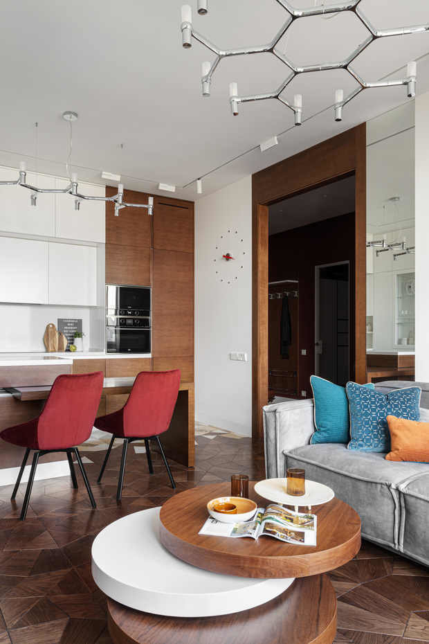 Фото из портфолио Квартира 74,6 кв.м. ЖК "Лица" Реализованный проект – фотографии дизайна интерьеров на INMYROOM