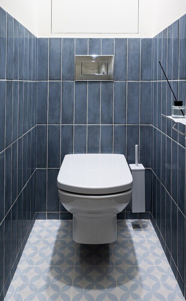 Фотография: Ванная в стиле Современный, Квартира, Проект дня, Москва, П-44, Панельный дом, 2 комнаты, 40-60 метров, Анна Бибишева – фото на INMYROOM