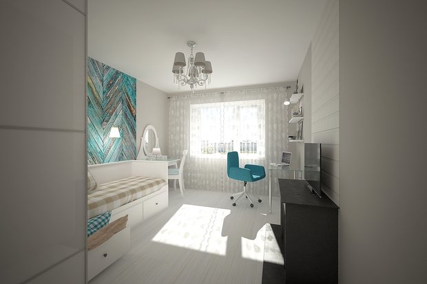Фото из портфолио Комната для студентки – фотографии дизайна интерьеров на INMYROOM