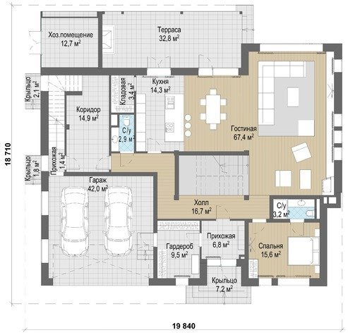 Фото из портфолио VESCONTI В ЭКО-СТИЛЕ  – фотографии дизайна интерьеров на INMYROOM