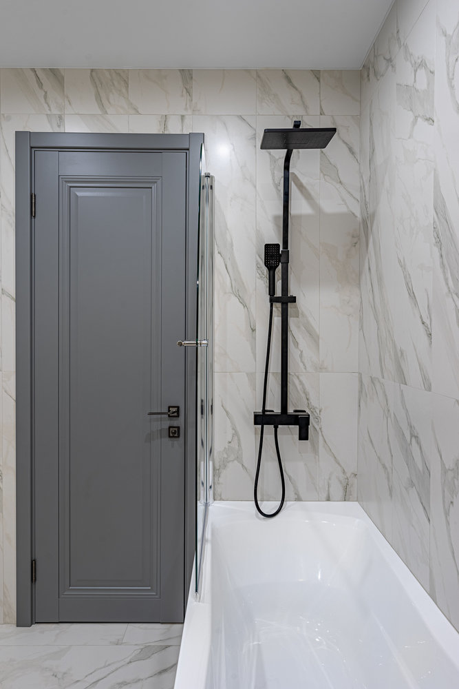 Фотография: Ванная в стиле Минимализм, Современный, Квартира, Проект недели, Казань, 2 комнаты, 40-60 метров, Марьям Разуваева – фото на INMYROOM Фотография: Ванная в стиле Минимализм, Современный, Квартира, Проект недели, Казань, 2 комнаты, 40-60 метров, Марьям Разуваева – фото на INMYROOM