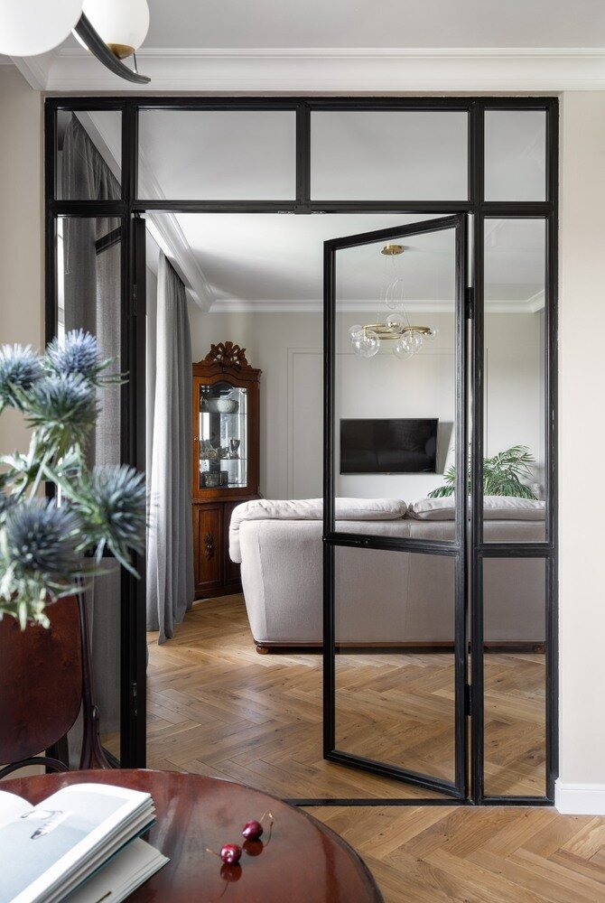 Фотография: Гостиная в стиле Эклектика, Современный, Квартира, Проект недели, Санкт-Петербург, 2 комнаты, 40-60 метров, Material, Александра Матушкина – фото на INMYROOM Фотография: Гостиная в стиле Эклектика, Современный, Квартира, Проект недели, Санкт-Петербург, 2 комнаты, 40-60 метров, Material, Александра Матушкина – фото на INMYROOM