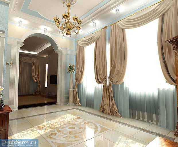 Фото из портфолио Двухэтажный загородный дом 200 кв. м в классическом стиле – фотографии дизайна интерьеров на INMYROOM