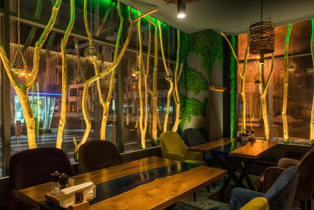 Фото из портфолио Ресторан FOREST GRILL – фотографии дизайна интерьеров на INMYROOM