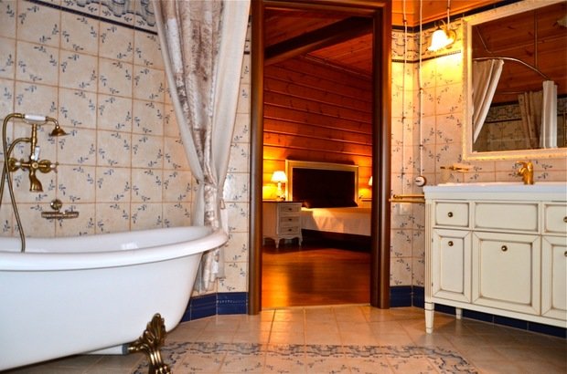 Фото из портфолио Загородный дом из бруса – фотографии дизайна интерьеров на INMYROOM